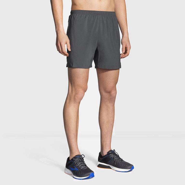 Brooks Sherpa 5 Hardloopshorts voor Heren Grijs (VNHBO-6453)